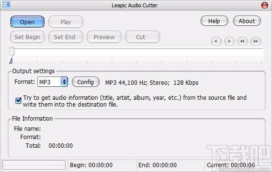Leapic Audio Cutter下载,音频剪切器,音频剪切