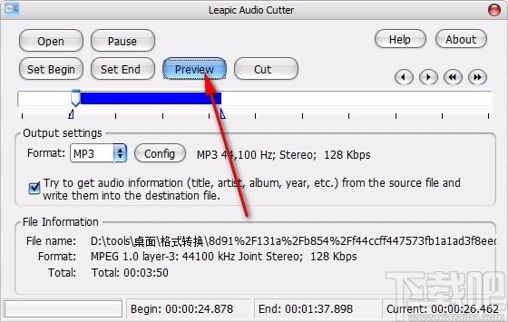 Leapic Audio Cutter下载,音频剪切器,音频剪切
